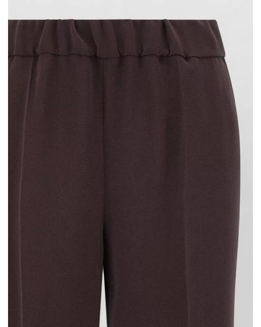 Alberto Biani Brown Straight Trousers