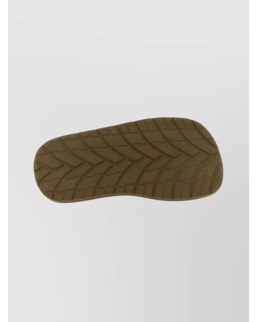 Bottega Veneta Brown Rubber Sandals for men