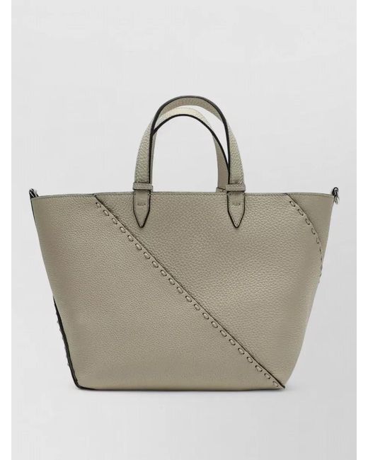 Fendi Multicolor Textured Tote Bag Detachable Strap Handles for men