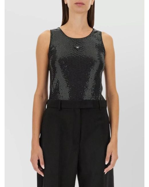 MCM Black Regular-Fit Tank Top