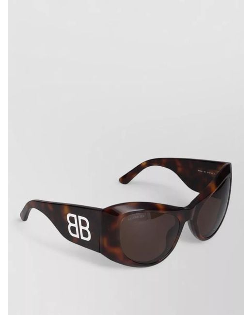Balenciaga Black Sunglasses Bb0393S 002 Cat Eye Frame