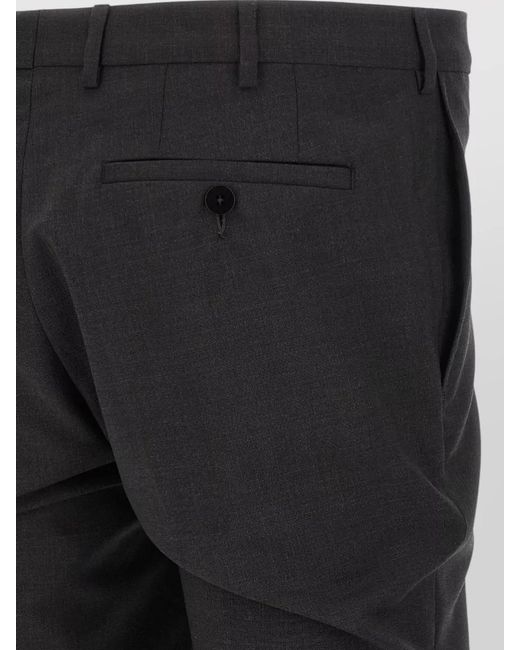Pal Zileri Black Viscose Suit for men