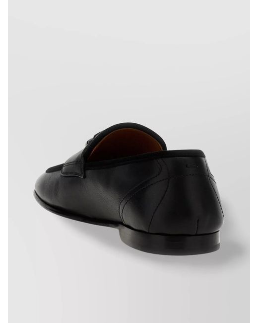 Dolce & Gabbana Black Leather Loafers for men