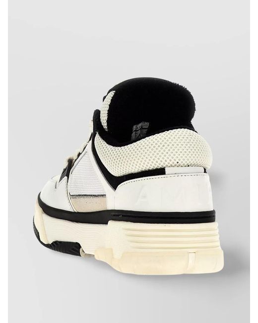 Amiri Metallic 'Padded Collar' Sneakers With Perforated Toe for men