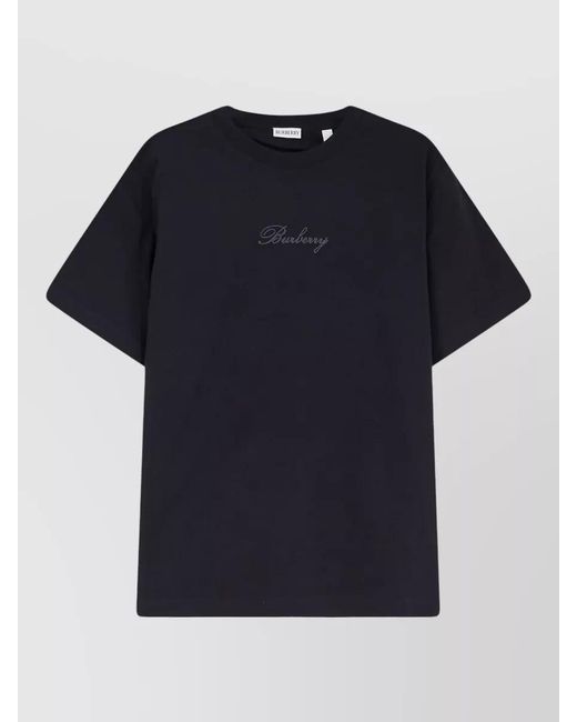 Burberry Black T-Shirt And Polo Shirt for men