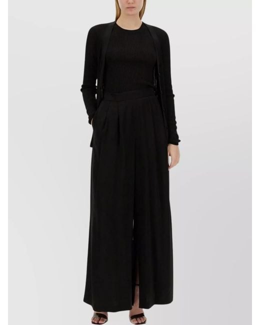 Fabiana Filippi Black Slim-Fit Knitted Tank Top