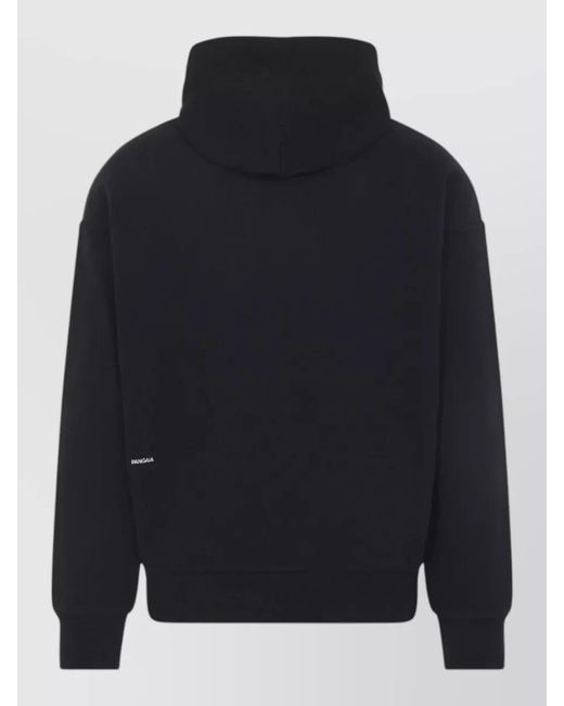 PANGAIA Blue Cotton Oversized Hoodie