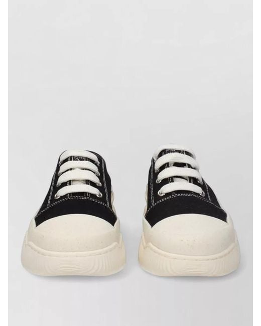 Stella McCartney White Canvas Low-Top Sneakers