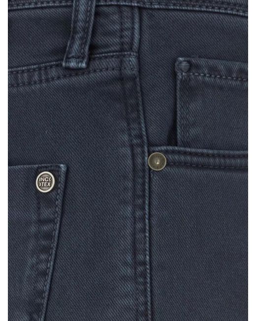 Incotex Blue Denim Straight-Leg Jeans for men
