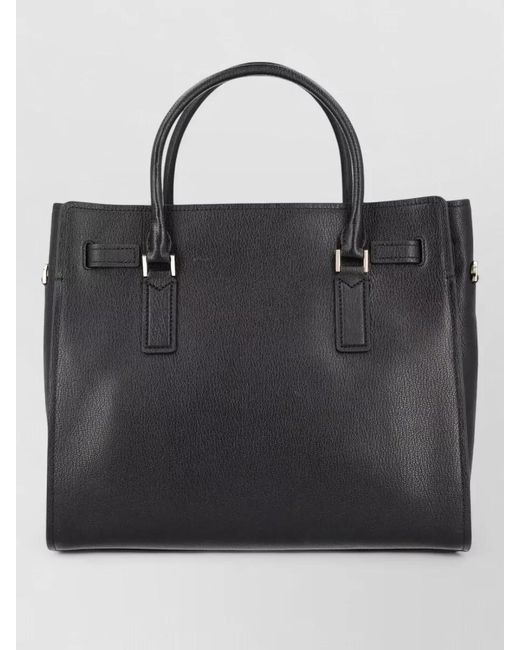 Michael Kors Black Modern Hamilton Large Tote Bag Shoulder