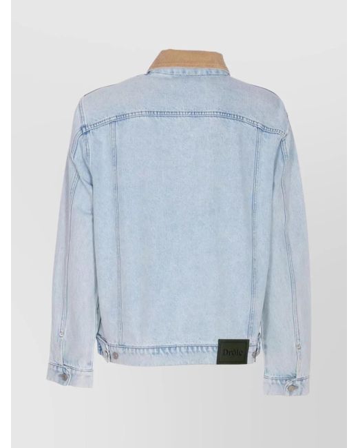 Drole de Monsieur Blue Denim Jacket for men