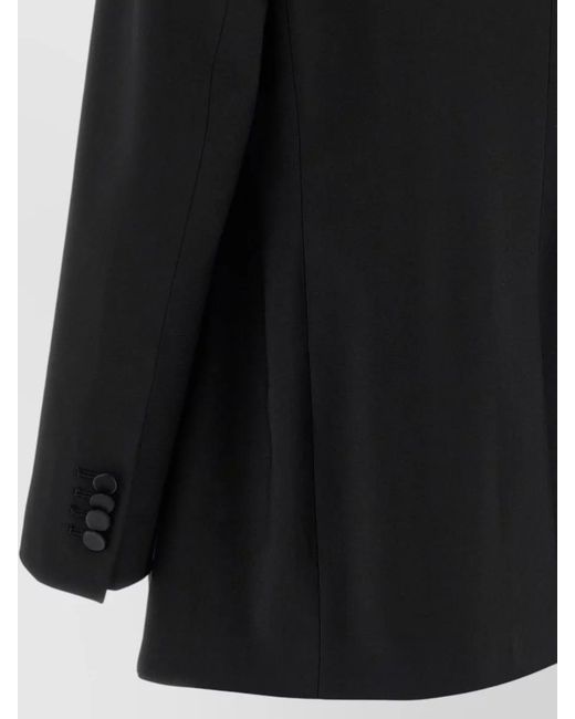 Tagliatore Black Clarita Tuxedo Jacket And Tailored Trousers