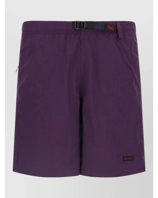 Gramicci Purple G Short Bermuda Shorts Back Side Pockets for men