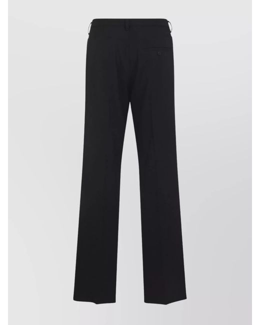 Balenciaga Blue Wool Tailored Pants for men