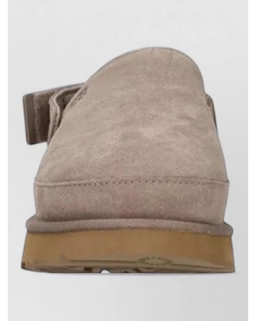 Ugg Natural Suede Leather Mules