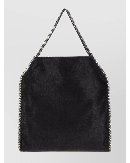 Stella McCartney Black Falabella Large Shoulder Bag
