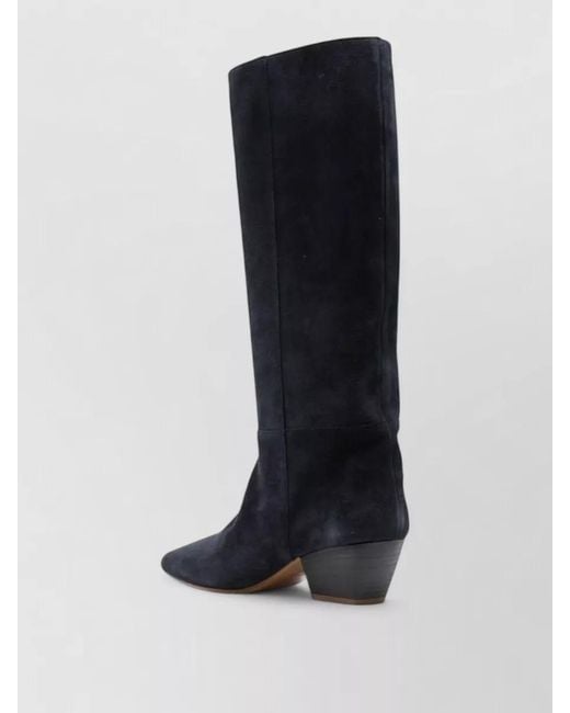 Forte_forte Blue Suede Leather Boots