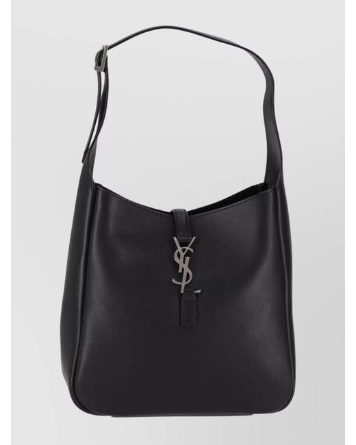 Saint Laurent Black Le 5 À 7 Small Leather Shoulder Bag