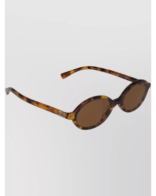 Miu Miu Multicolor Sunglasses Model 0Mu 04Zs Oval Frame
