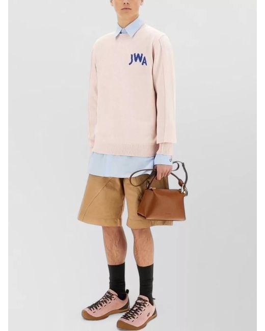 J.W. Anderson Pink Cashmere Cotton Jumper for men