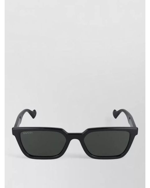 Gucci Black Sunglasses Gg1539S 001 Rectangular Frame for men