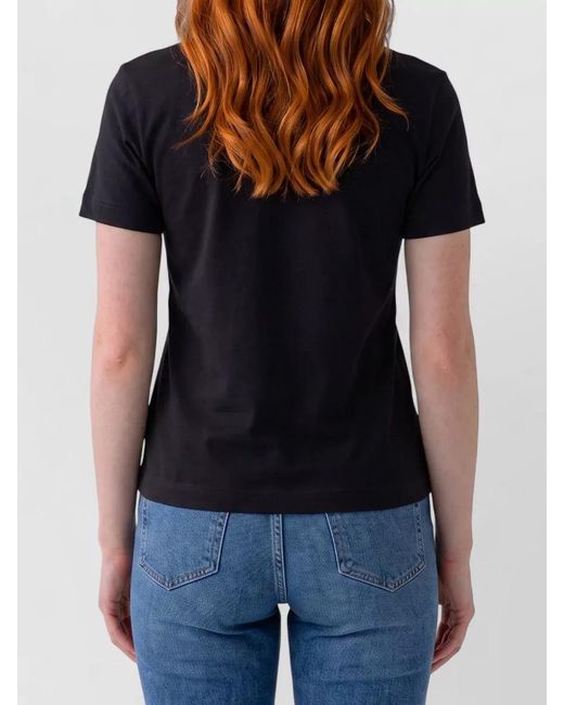 Jacquemus Blue Grosgrain Cotton Slim Crew Neck T Shirt
