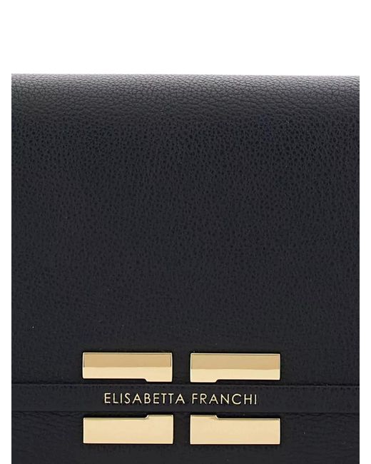 Elisabetta Franchi Gray Crossbody Bag