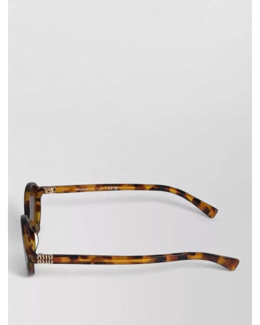 Miu Miu Multicolor Sunglasses Model 0Mu 04Zs Oval Frame