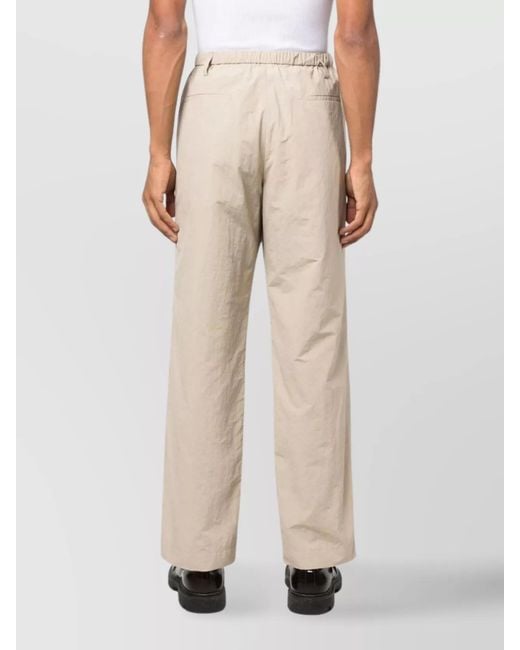 Nanushka Natural Regular-Fit Straight-Leg Trousers for men