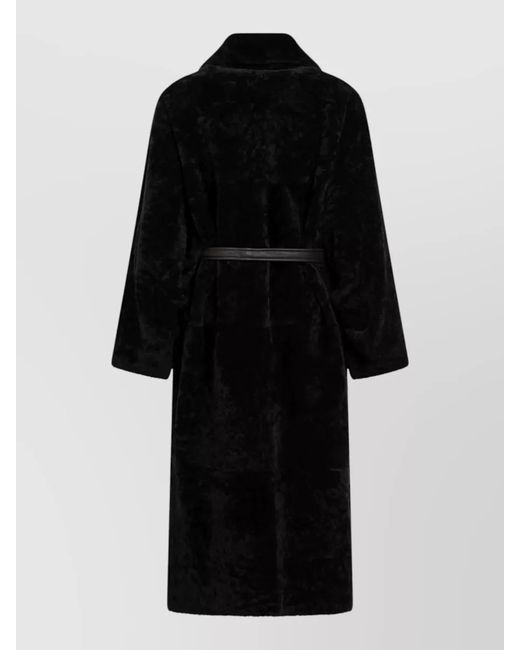 Blancha Black Shearling Jacket