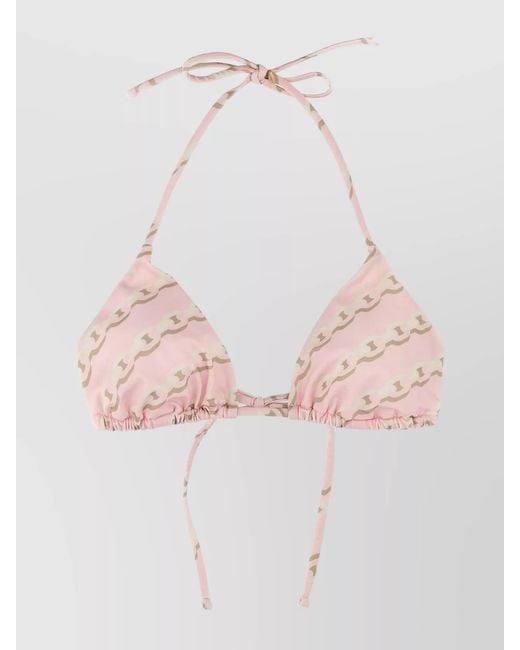 Versace Pink Treasure Bikini Top