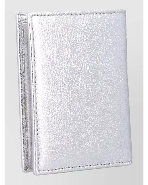 Comme des Garçons White Compact Card Keyring Collection Finish