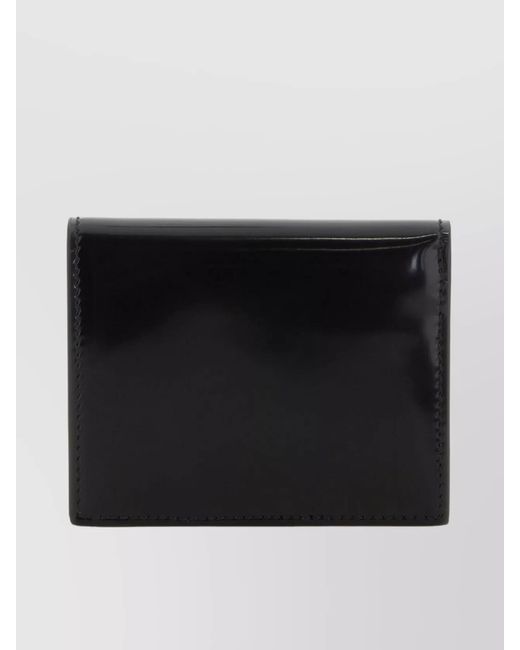 Ferragamo Black Leather Cardholder