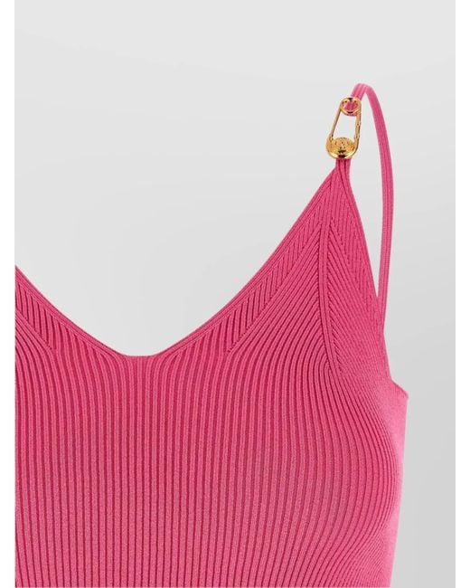 Versace Pink Sleeveless Top