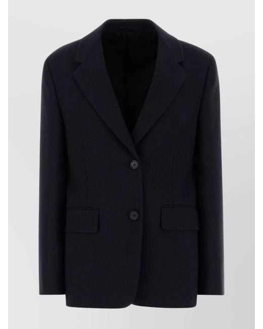Prada Blue Wool Blazer