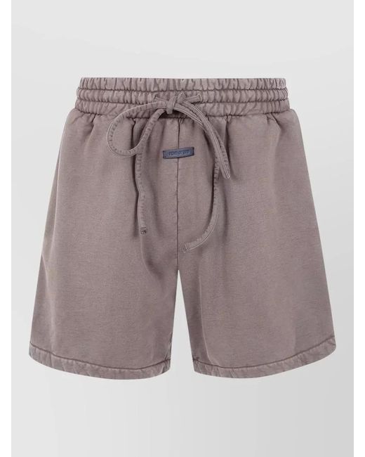 Fear Of God Gray Cotton Bermuda Shorts