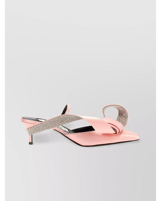 Sergio Rossi Pink Area Marquise Mules