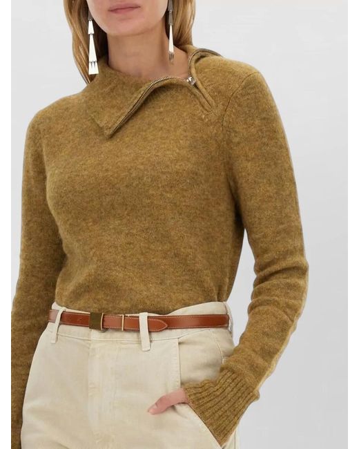 Isabel Marant Natural Alpaca-Blend Sweatshirt
