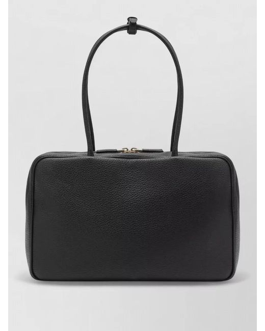 Prada Black Rectangular Shoulder Bag Top Handles Design