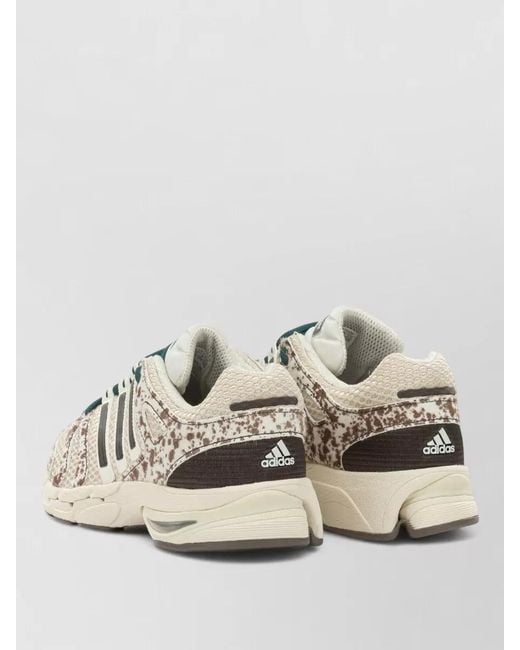 Adidas Originals White Textile Adistar Control 5 Low-Top Sneakers
