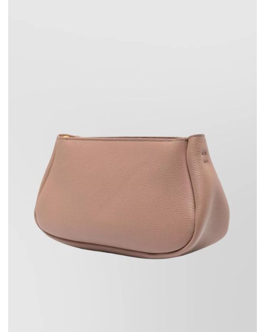 Chloé Pink Marcie Leather Shoulder Bag