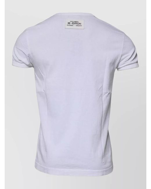 Dolce & Gabbana Blue Striped Crew-Neck Short-Sleeve T-Shirt for men