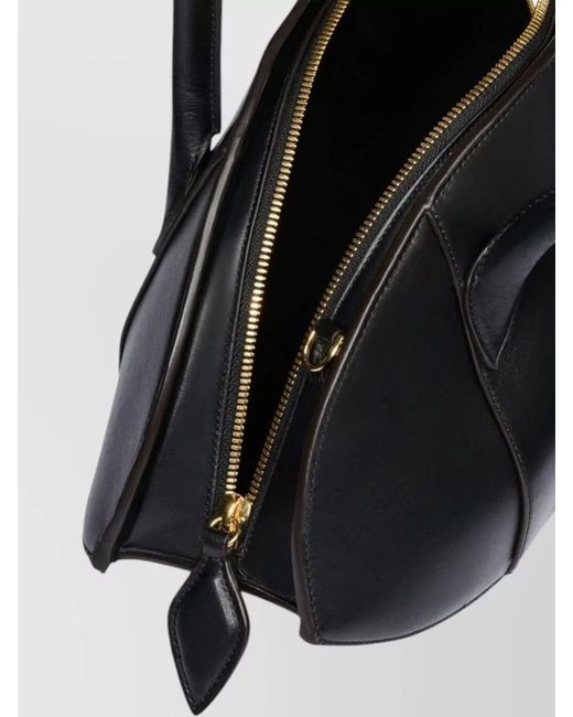 Nina Ricci Black Leather Shoulder Bag