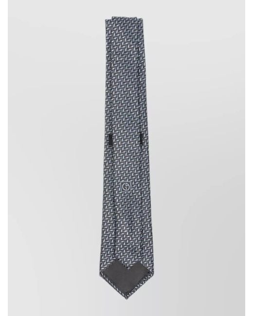Giorgio Armani Multicolor Silk Tie Slim Patterned Formal Design for men