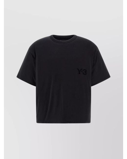 Y-3 Black Padded T-Shirt for men