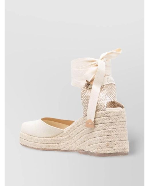 Castaner Natural Raffia Wedge Espadrilles