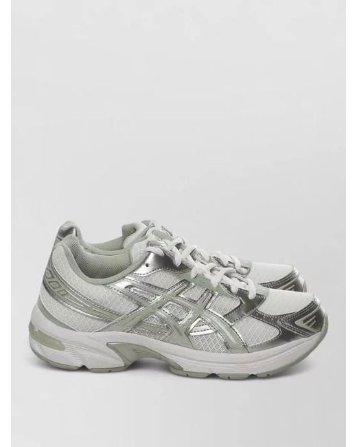 Asics Metallic Gel 1130 Sneakers Round Toe Mesh Upper