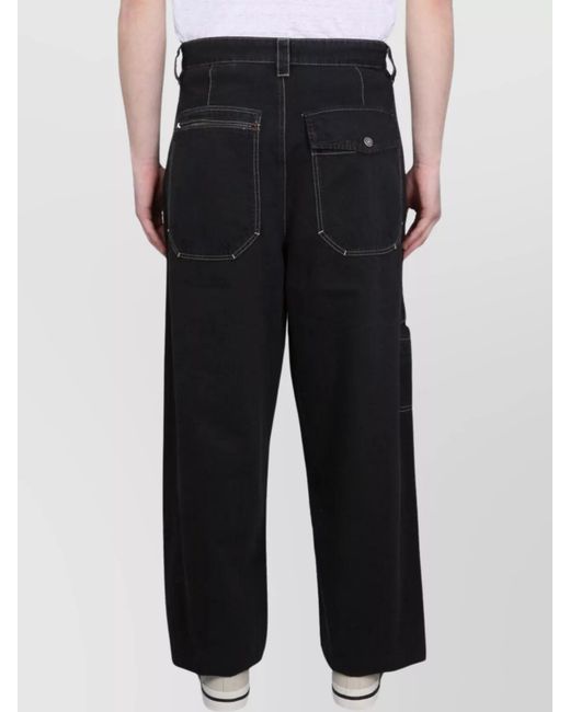 Isabel Marant Black Denim Straight-Leg Jeans for men