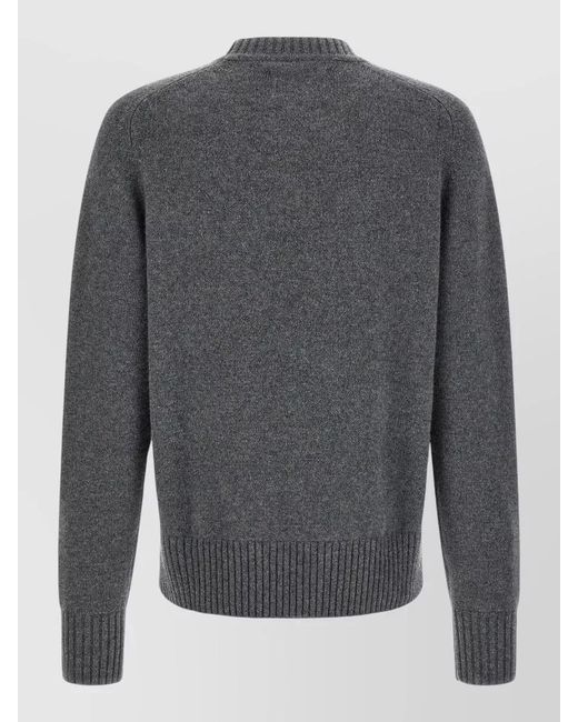 Extreme Cashmere Gray N520 Ordinary Crew Neck Knit Sweater for men