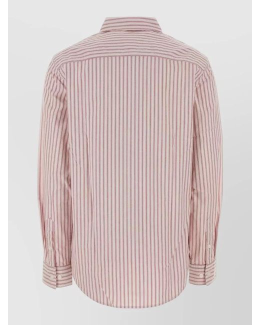 Calvin Klein Pink Stretch Oxford Shirt for men